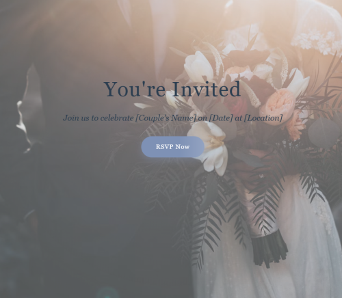 Wedding RSVP Template Preview